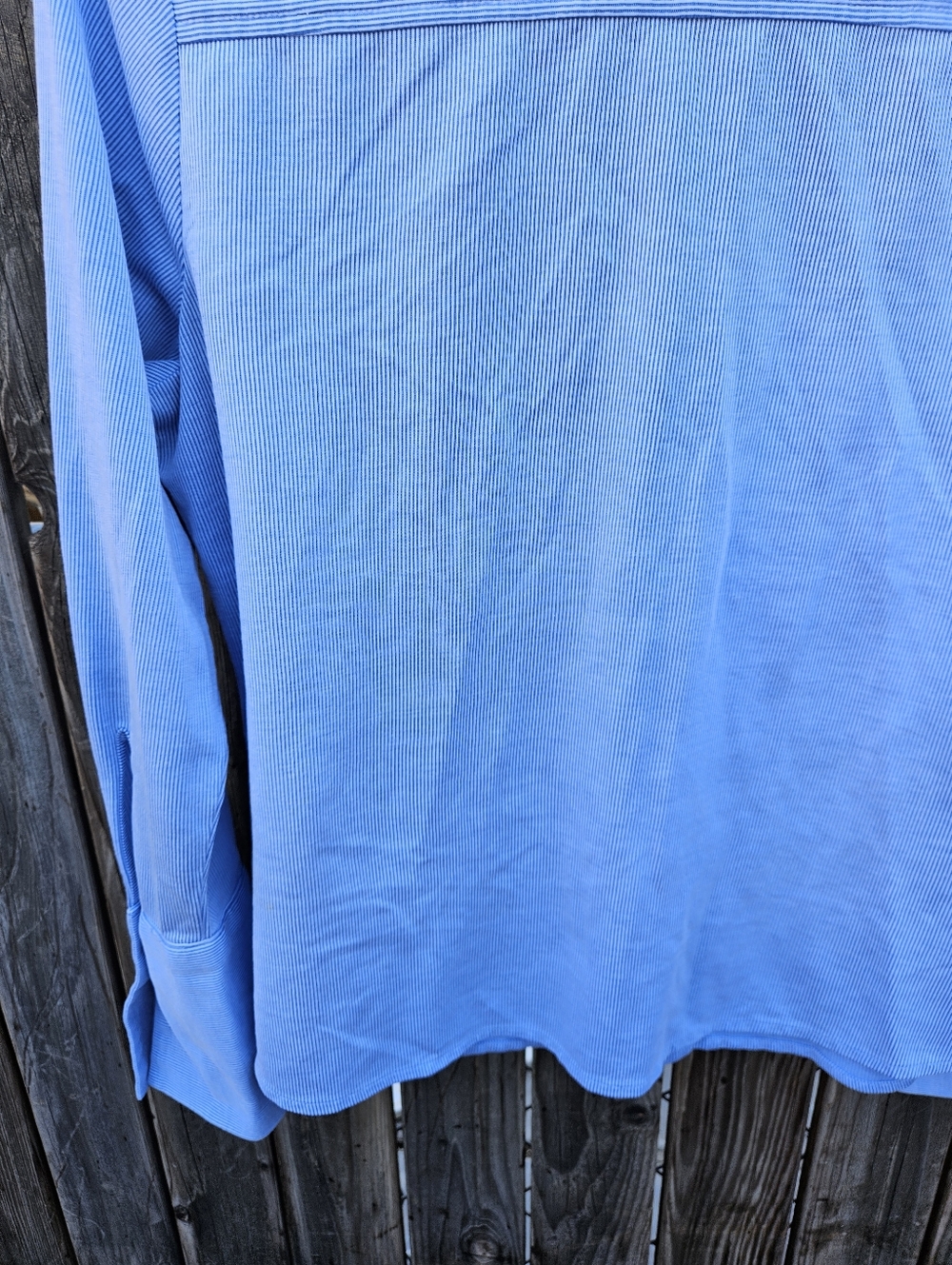 Liz Claiborne Pale Blue Collared Button-Up Blouse Women's Size M - Picture 16 of 16
